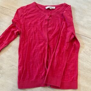 Lightweight 3/4 sleeve sweater from Loft. Size M.